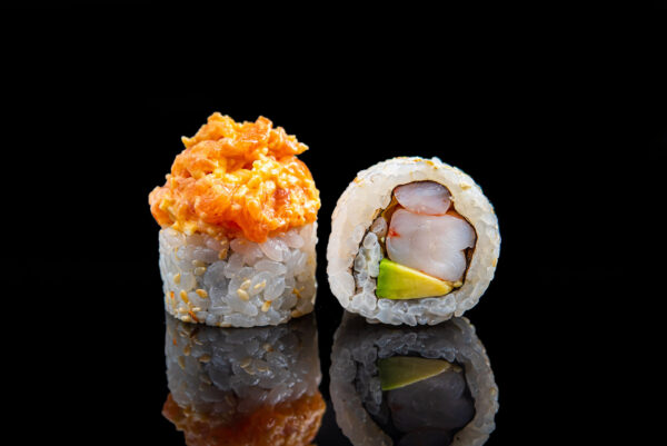 Baked Salmon Prawn Maki